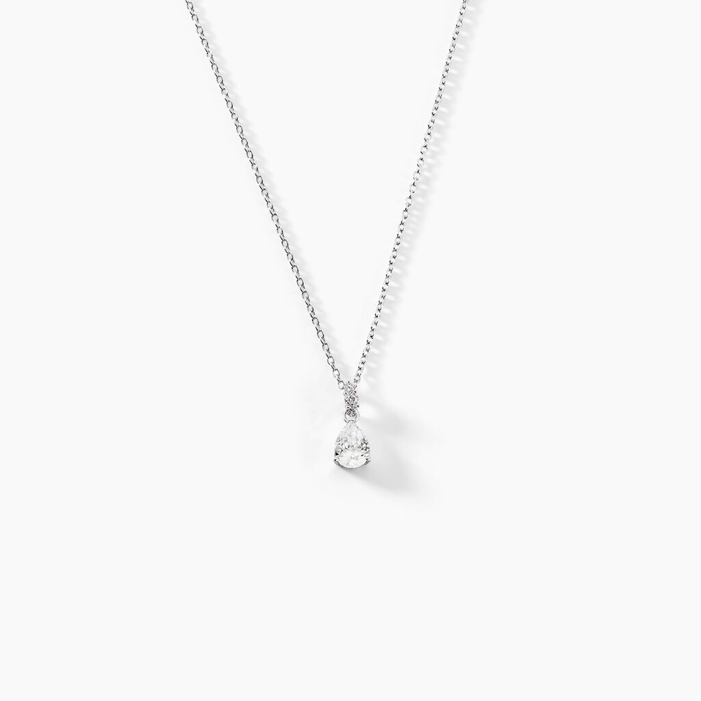 Joyfulshine Collier Femmes Pendentif 18K Plaqu/é Or Cha/îne ou pour Les Cadeau Filles Dames Cristal Quatre Feuilles de Tr/èfle Collier